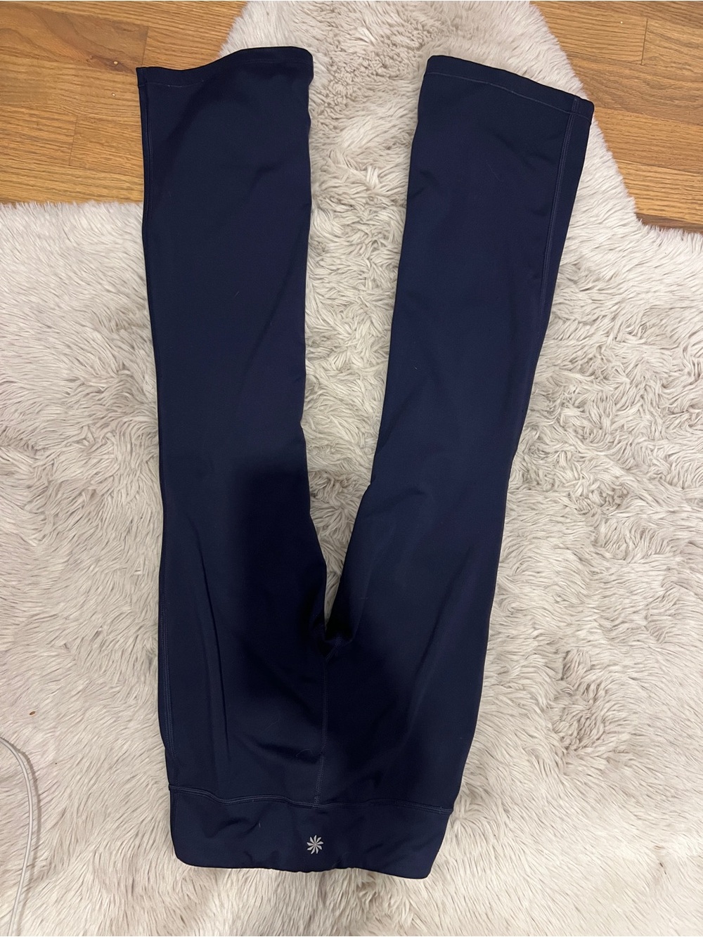 Athleta Navy Flare-Leg Track Pants